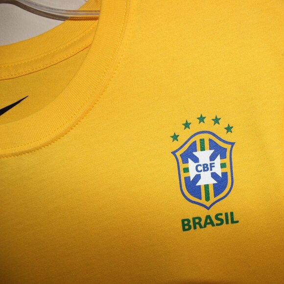 3/$88❤️Nike Brasil Brazil JUST DO IT t-shirt camiseta Seleção Brasileira CBF - Picture 6 of 11